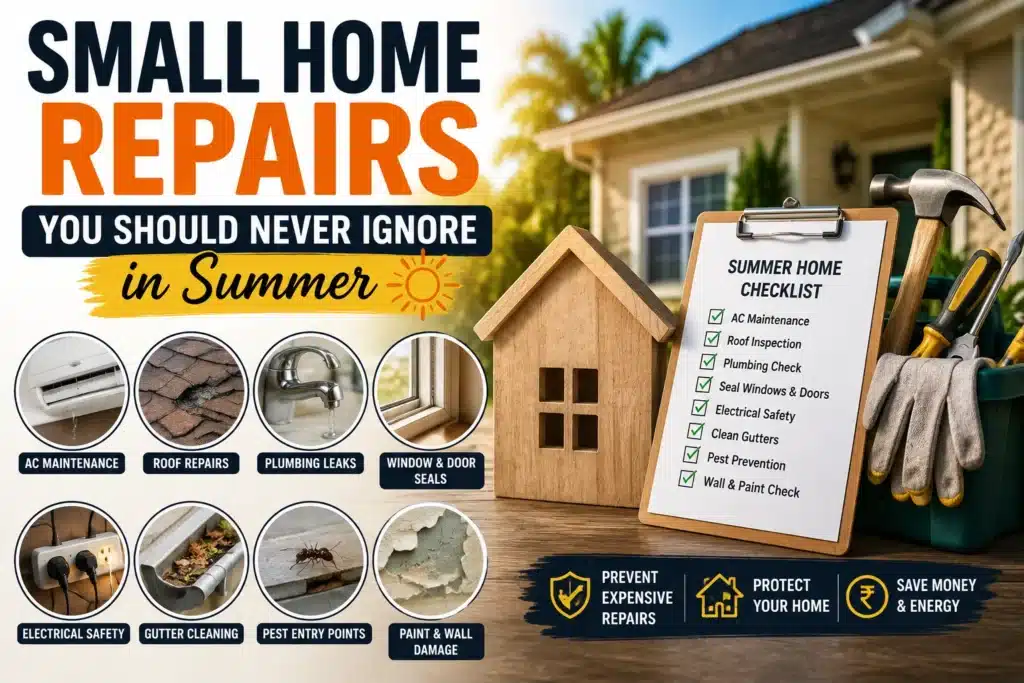 Small Home Repairs You Should Never Ignore in Summer
